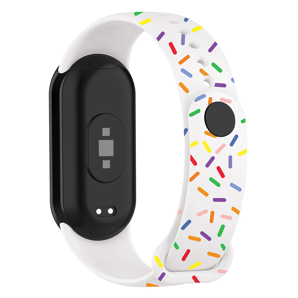 For Xiaomi Smart Band 8 Silicone Watch Strap Colorful Dot Replacement Wrist Band For Xiaomi Smart Band 8 Silicone Watch Strap Colorful Dot Replacement Wrist Band
